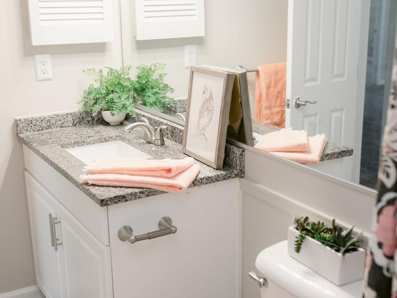 Bathroom Vanity | The Lakes at Town Center Apartments