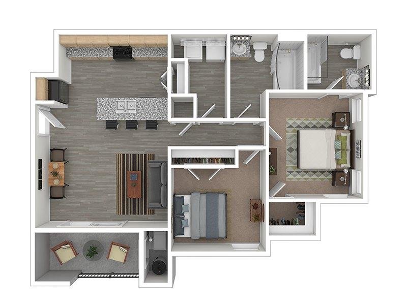 The Cottonwood Floorplan at La Vida at Sienna Hills