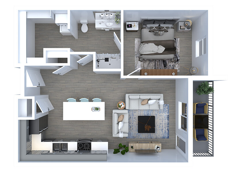One Bedroom - B Mod