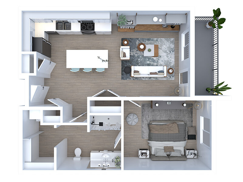 One Bedroom A