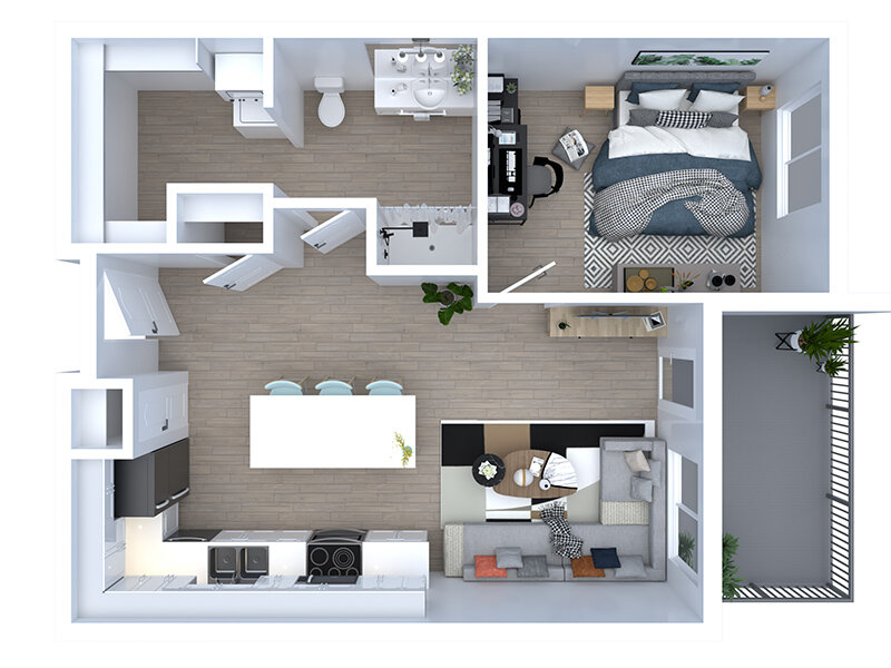 One Bedroom B