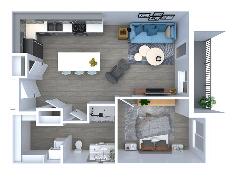 One Bedroom-D