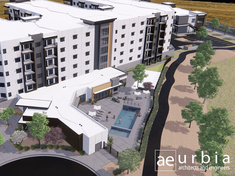Aerial View Rendering | Layton Station