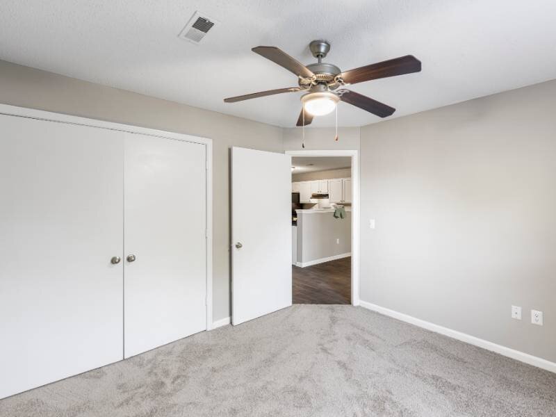 Carpeted Bedrooms | Lexington Station Apartments