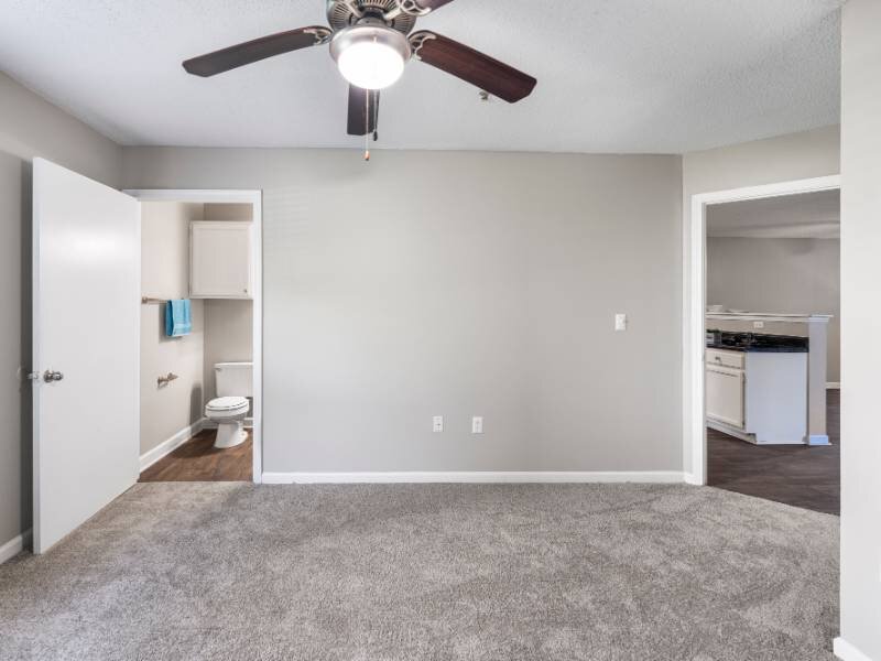 Primary Bedroom | Lexington Station Apartments