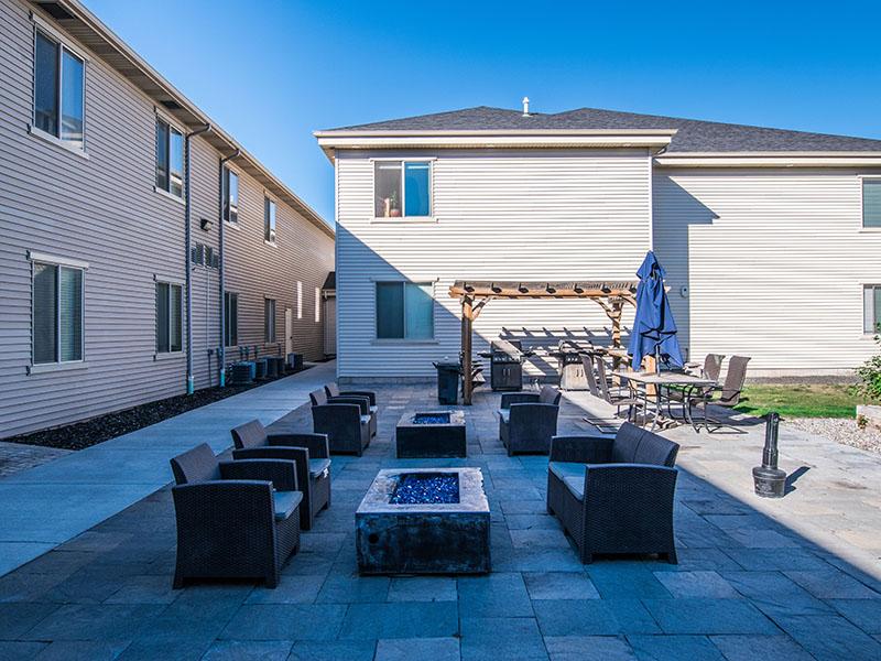 Fire Pits and Seating | Liberty Square Apartments in Ammon, ID