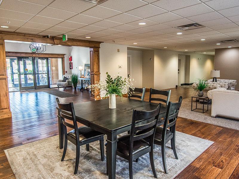 Table Near Entrance | Liberty Square Apartments in Ammon, ID