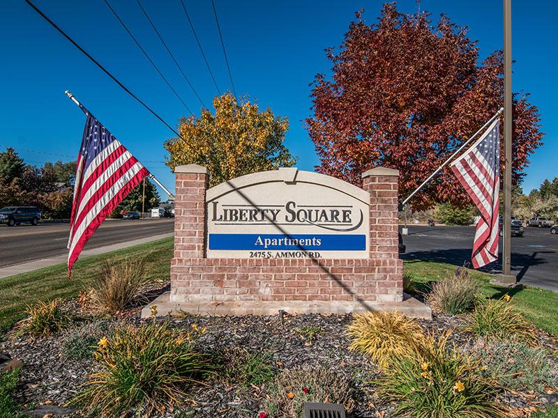 Liberty Square Sign | Liberty Square Apartments in Ammon, ID