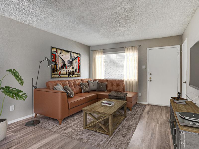Living Room | Luna Blanca Apartments in Dallas, TX