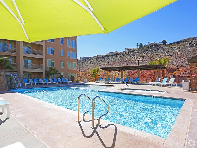 Pool Side | Legacy Ridge Apartments