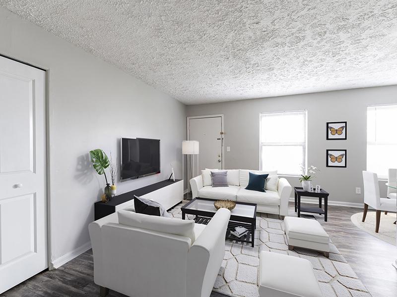 Model Living Room | Maplewood Apartments