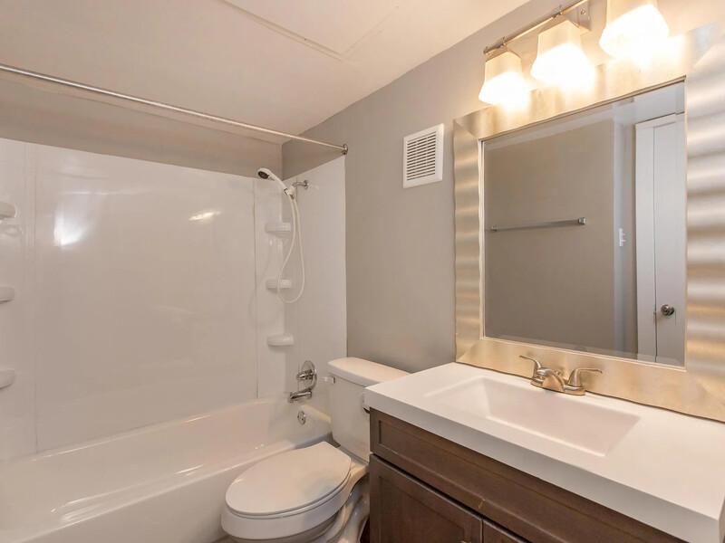 Apartment Bathroom | Marabella Apartments in Fort Worth, TX