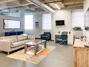 Living Area | The Metropolitan Loft | Downtown Jacksonville Apartments