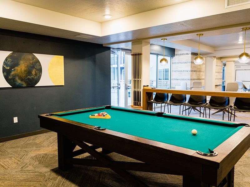 Pool Table | Milagro Apartments in Salt Lake City