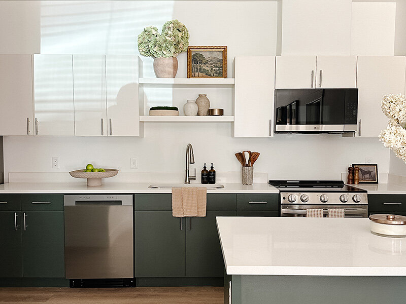 Kitchen in 2 Bedroom | Millcreek Residences