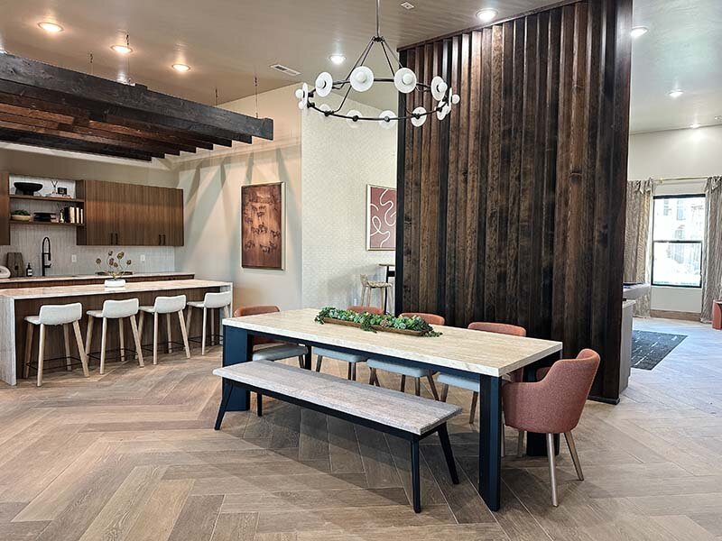 Clubhouse Community Dining Table | Millcreek Residences