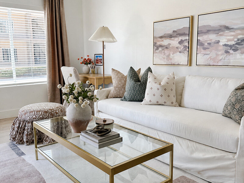Living Room with Large Window 2 Bedroom | Millcreek Residences