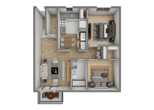 Parkville Place Apartments Floorplan Image