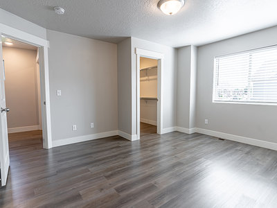 Bedroom and Closet | Patriot Pointe Townhomes