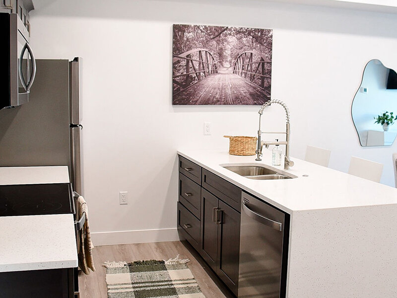 Kitchen with Stainless Steel Appliances | Park Place Living