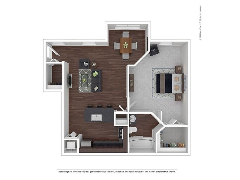 Providence Lakes Apartments Floor Plan A1
