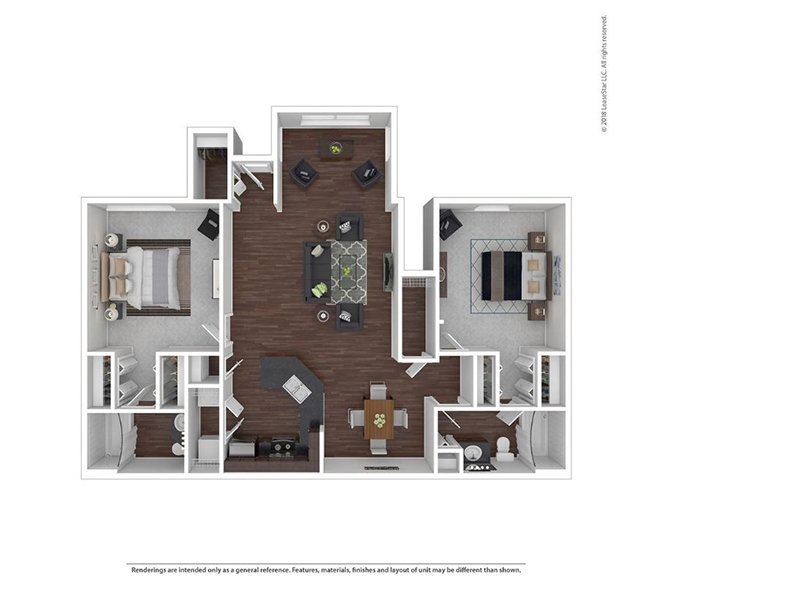 Providence Lakes Apartments Floor Plan B2