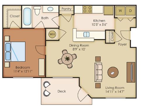 Regal Park Apartment Homes Floorplan Image