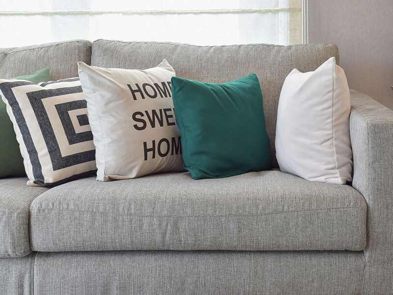Living Room with Couch | Riverton Lofts