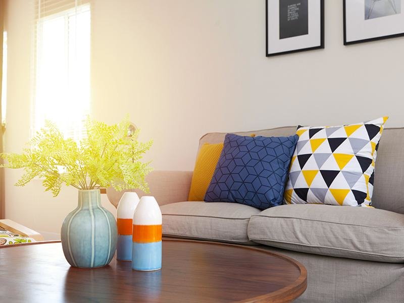 Living Room | Sandstone Hills Apartments in Richfield, UT