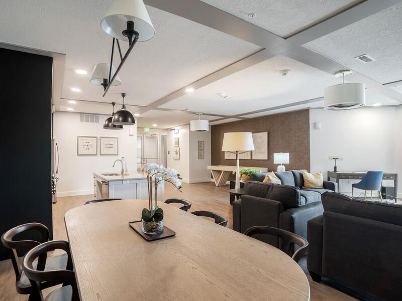 Clubhouse Table | Senior Living on Washington | Ogden Senior Apartments