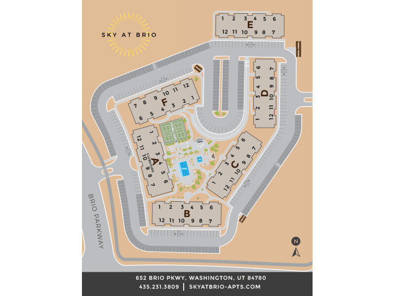 Property Map of Sky at Brio