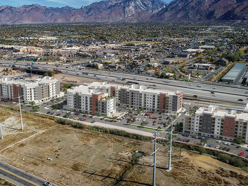 Aerial View of Apartment | Skyline Peaks Apartments