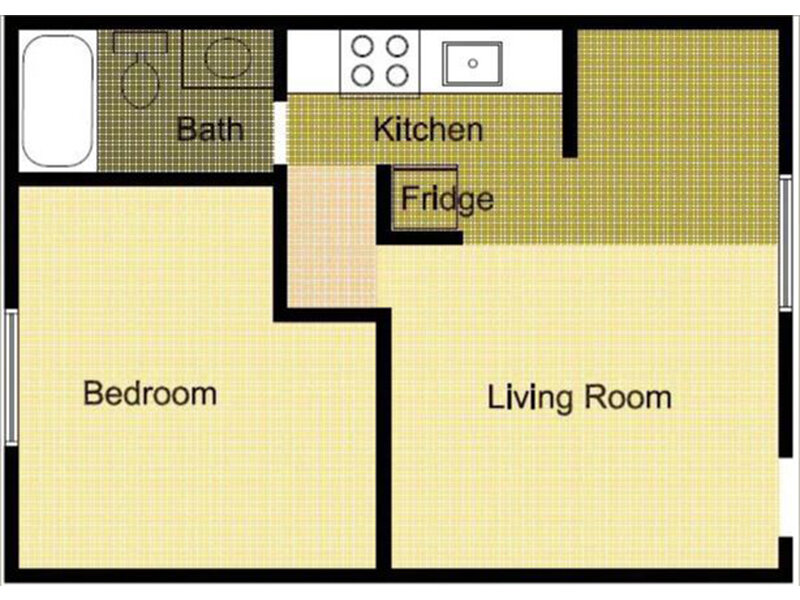 1 Bedroom 1 Bathroom