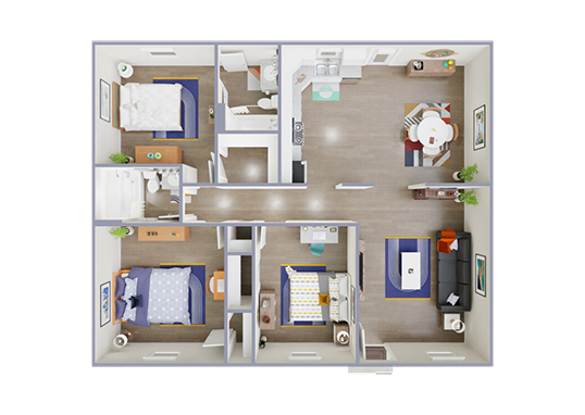 Southgate Manor Apartments Floorplan Image