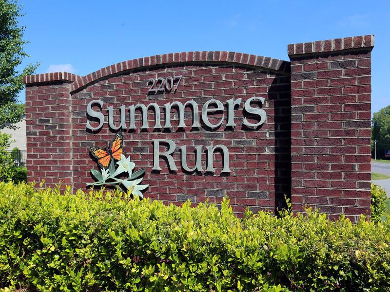 Welcome Sign | Summers Run Apartments in Asheboro, NC
