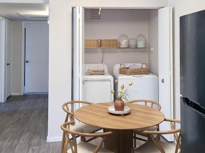 Dining and Laundry | Silver Creek Apartments