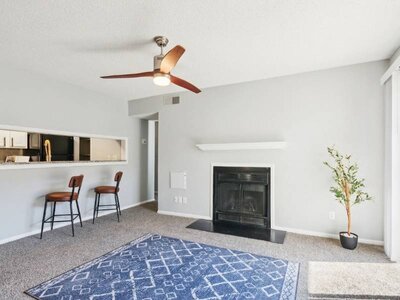 Front Room with Fire Place | Terrace Oaks