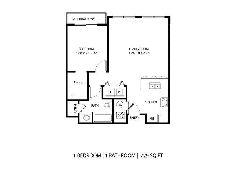 One Bedroom One Bath