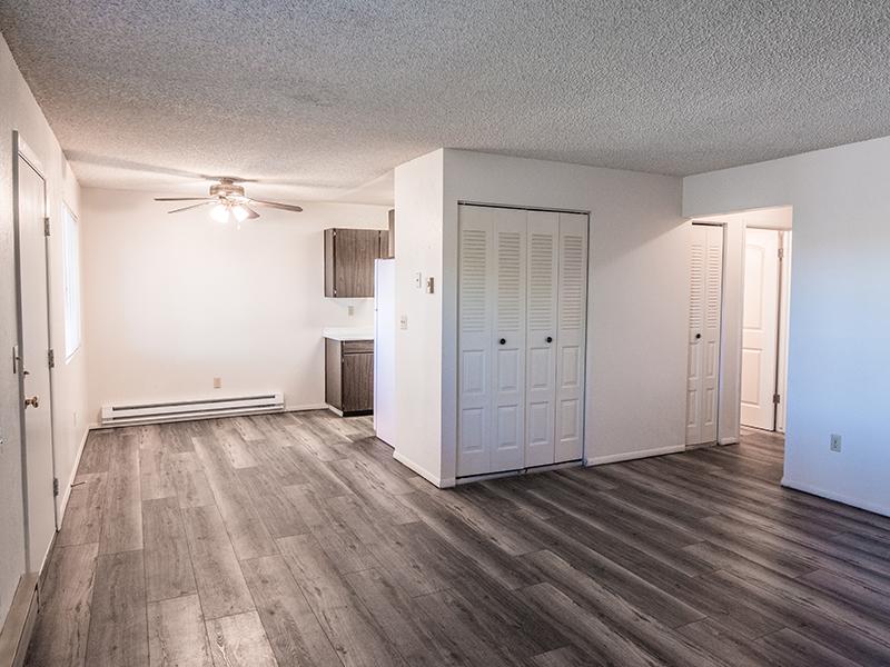 Closet in Living Space | The Grove Apartments in Pocatello, ID