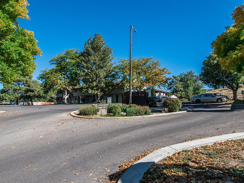 Road Leading to Buildings | The Grove Apartments in Pocatello, ID