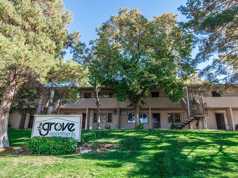 The Grove Apartments Sign | The Grove Apartments in Pocatello, ID