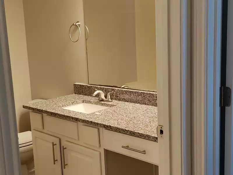 Renovated Bathroom | The Grove Apartments in Biloxi, MS