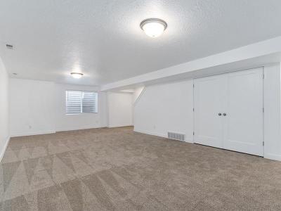 Spacious Basement | The Park Townhomes in Layton, UT