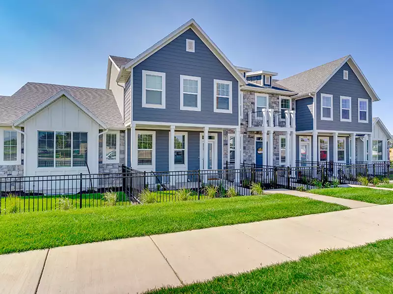 Townhome Exterior | The Park Townhomes in Layton, UT