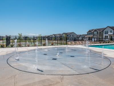 Fun Splash Pad | The Park Townhomes in Layton, UT