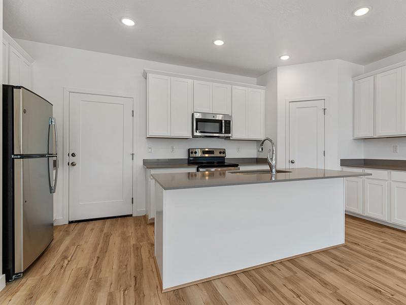 Fully Equipped Kitchen | The Park Townhomes in Layton, UT