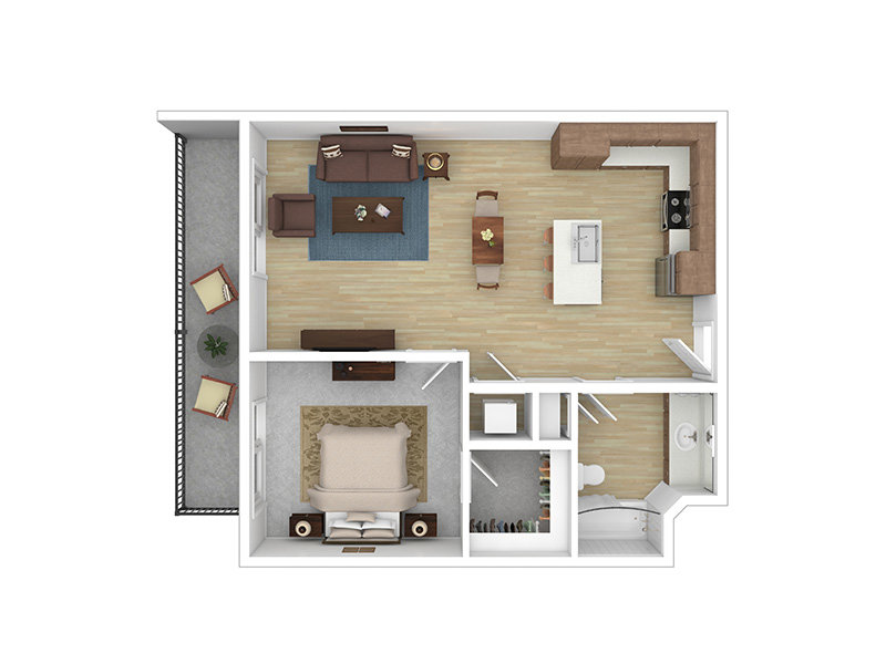 1 Bedroom C