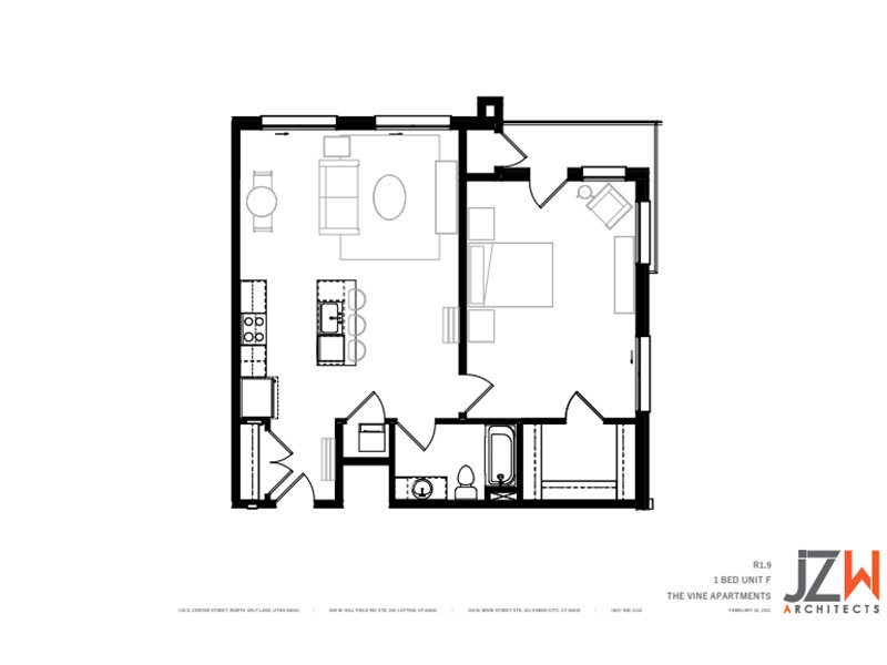 1 Bedroom F