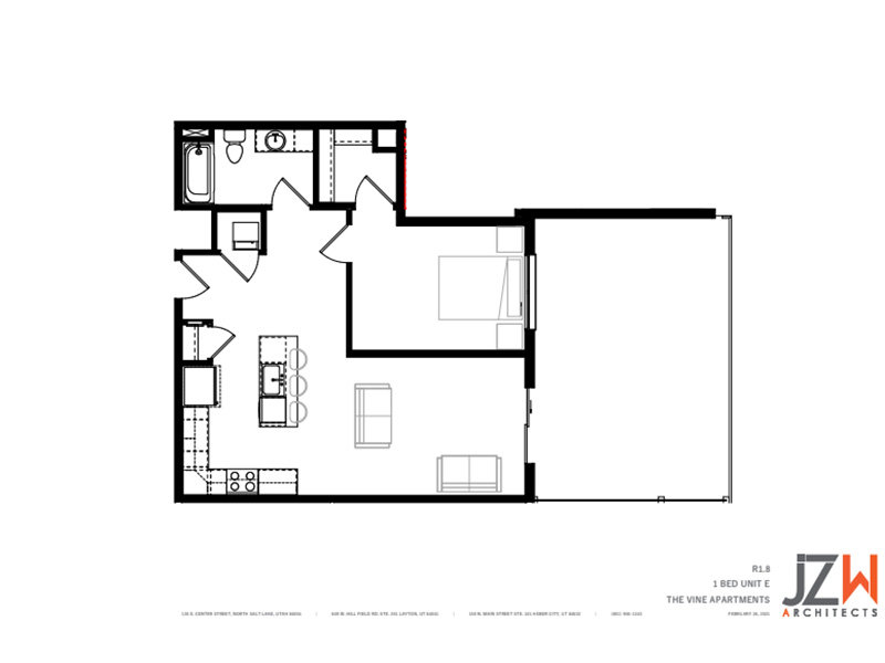 1 Bedroom E