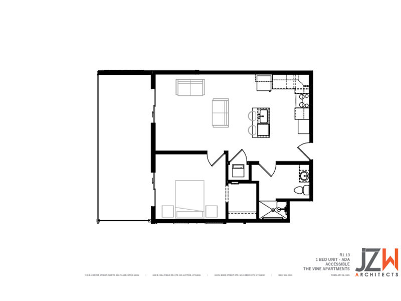 1 Bedroom ADA